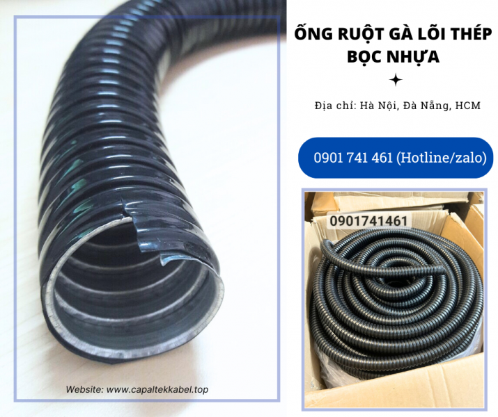 Ống ruột gà lõi thép 4 inch ( ID 100- OD 114)  giá sỉ rẻ