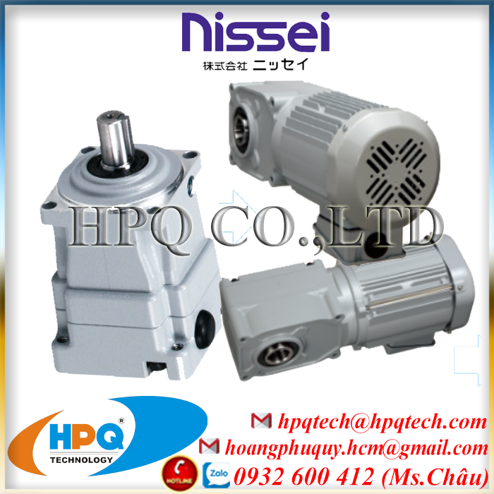 Hộp số côn Nissei Gearmotor chính hãng - 0932 600412