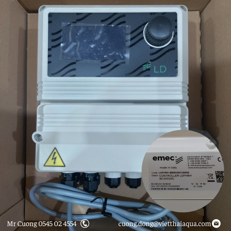 EMEC Digital Controller LDPHRH Basic - bộ điều khiển pH & ORP