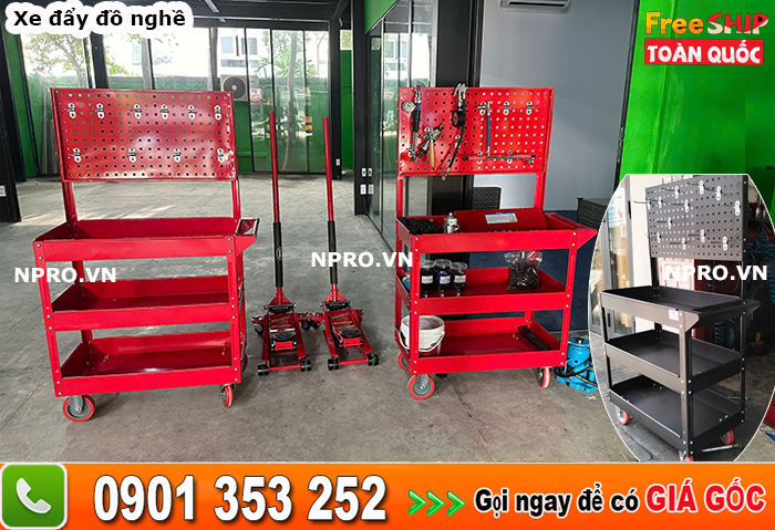 Xe đẩy dụng cụ đồ nghề garage 