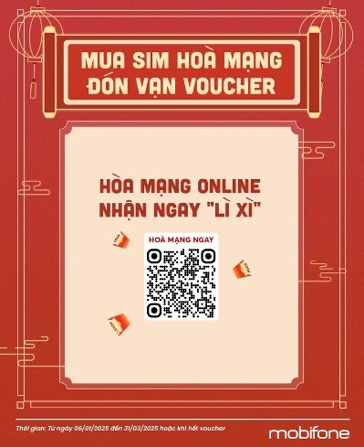 Hòa mạng đầu năm - Ẵm trọn voucher lên đến 1 triệu