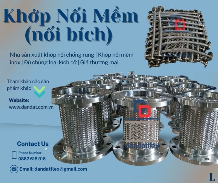 Khớp nối mềm chống rung, khớp nối chống rung, khớp nối mềm chống rung áp lực cao