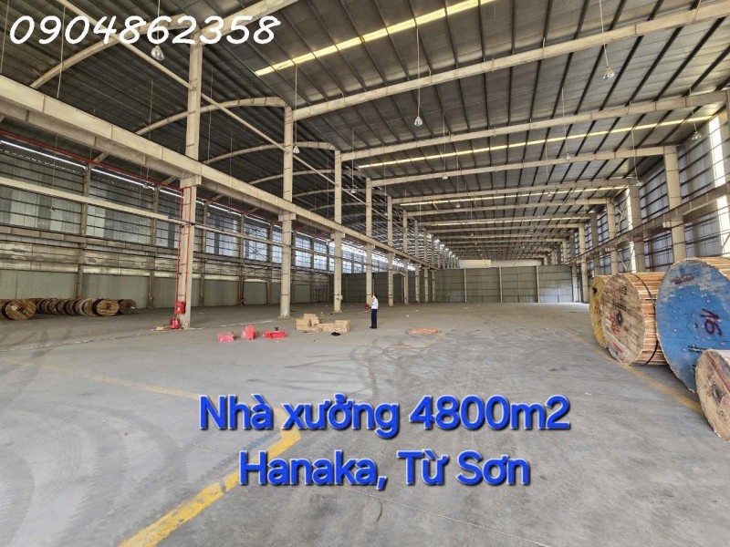 KHO XƯỞNG CHO THUÊ TẠI VỊ TRÍ ĐẮC ĐỊA – TỪ SƠN, BẮC NINH 
北宁工业4800, 5760, 6000, 12000平方米厂房出租