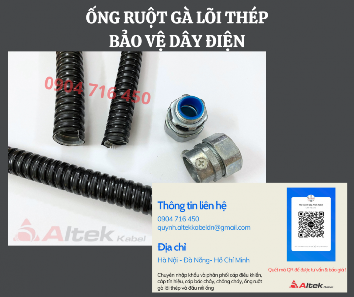 Ống ruột gà lõi thép, ống sun sắt bọc nhựa Đà Nẵng, Hà Nội, Sài Gòn