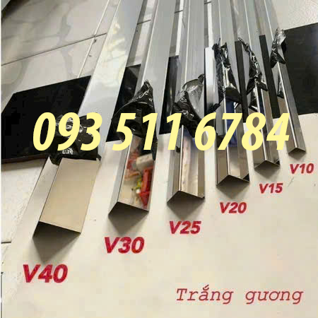 Nẹp góc tường nẹp V Inox nẹp V nhôm Nẹp V nhựa