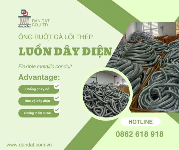 ỐNG RUỘT GÀ CHỊU NHIỆT CHỐNG CHÁY | ỐNG THÉP LUỒN DÂY ĐIỆN | ỐNG LUỒN DÂY ĐIỆN VÀ PHỤ KIỆN 