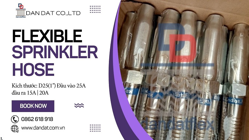 Ống mềm Sprinkler, Ống mềm cấp nước đầu phun, Ống mềm chữa cháy D25