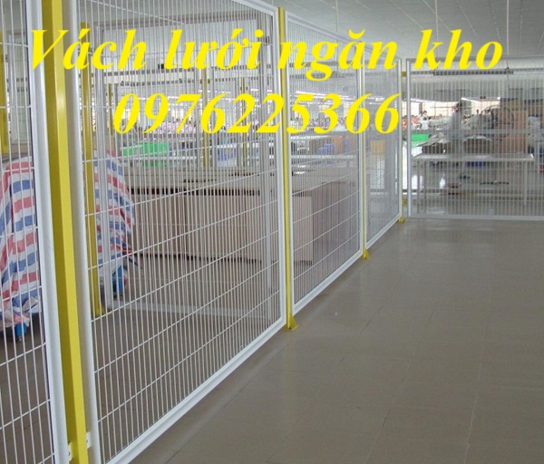 Vách lưới thép hàn ngăn kho D5a50x150