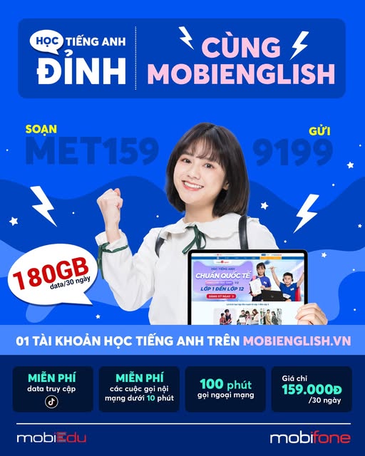 Học tiếng Anh không khó vì đã có mobienglish lo