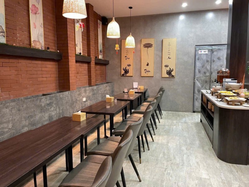 Cho thuê hoặc sang nhượng cửa hàng buffet chay tại 412 phố Tây Sơn, phường Thịnh Quang