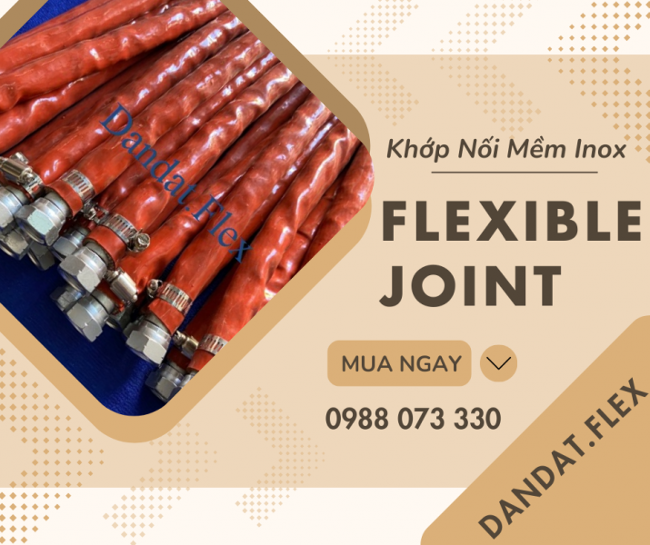 Khớp Nối Mềm Inox Chống Rung - Khớp Nối Mềm Cho Máy Phát Điện - Khớp Chống Rung Máy Bơm