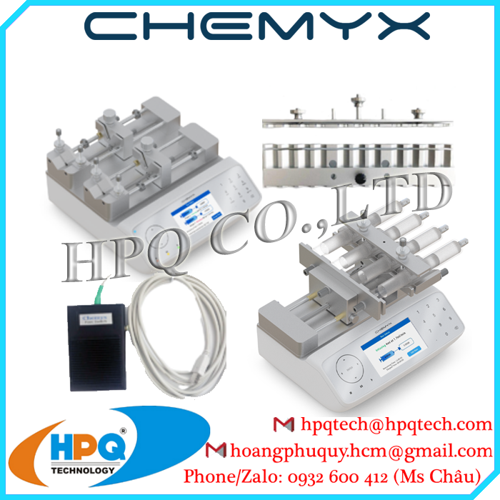 BƠM ỐNG TIÊM ÁP SUẤT Chemyx chính hãng - 0932 600412