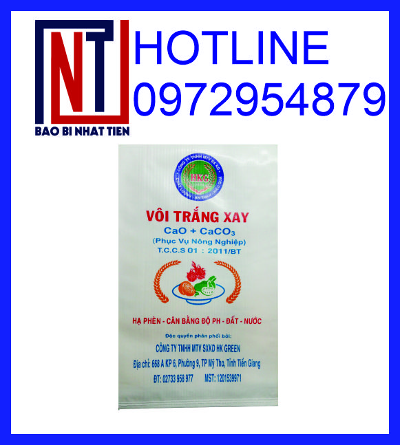 Chuyên sản xuất bao PP tráng keo đựng vôi bột