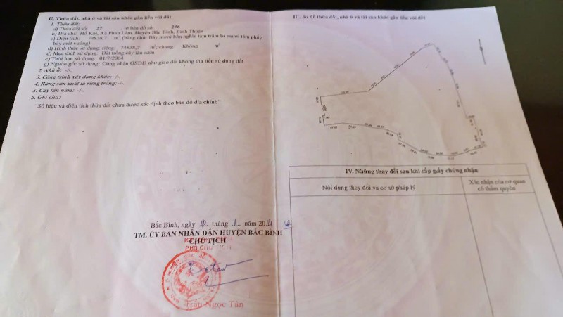 CHÍNH CHỦ CẦN BÁN 2 LÔ ĐẤT Siêu Tiềm Năng, Giá Siêu Rẻ Tại Phan Lâm, Bắc Bình, Bình Thuận