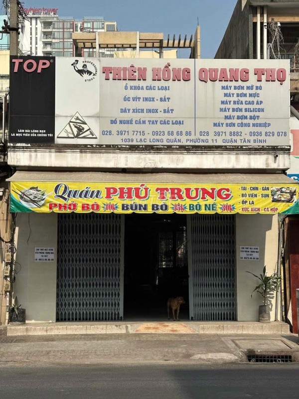 MÌNH CHÍNH CHỦ CHO THUÊ MẶT BẰNG MẶT TIỀN KINH DOANH ĐƯỜNG LẠC LONG QUÂN - TÂN BÌNH - 0923686886