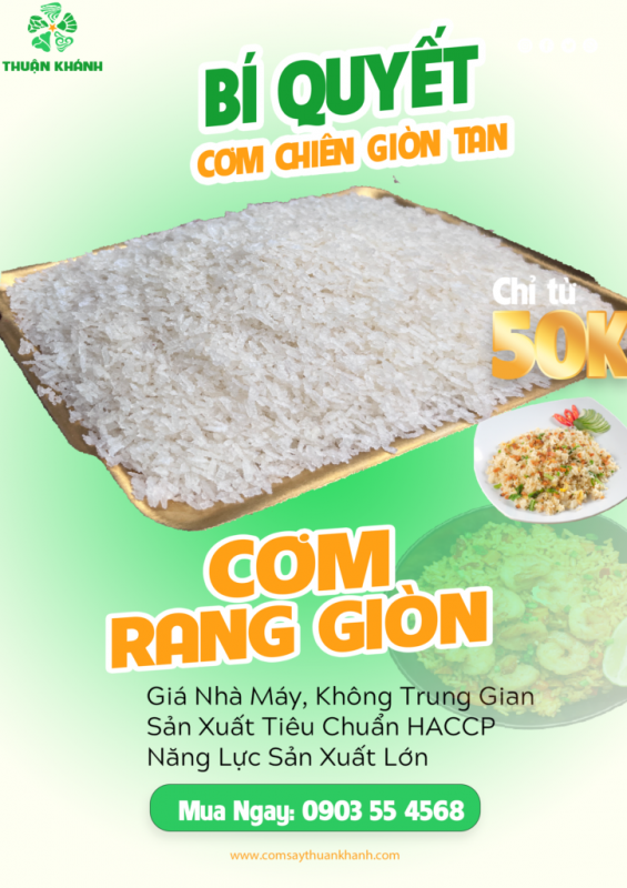 Hạt Giòn Chiên Cơm Thuận Khánh – Nguyên LiệuHoàn Hảo Chỉ Với 50k