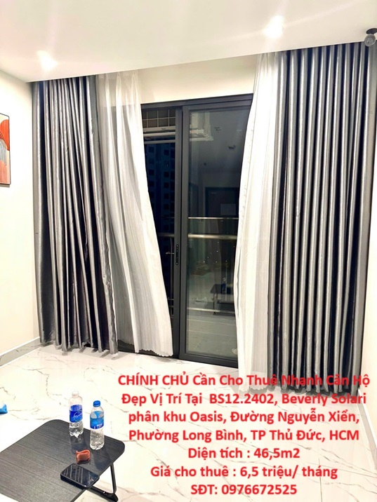 CHÍNH CHỦ Cần Cho Thuê Nhanh Căn Hộ  Đẹp Vị Trí Tại TP Thủ Đức , HCM