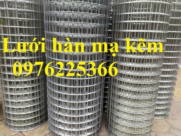 Lưới thép hàn cuộn ô 50x50 mạ kẽm