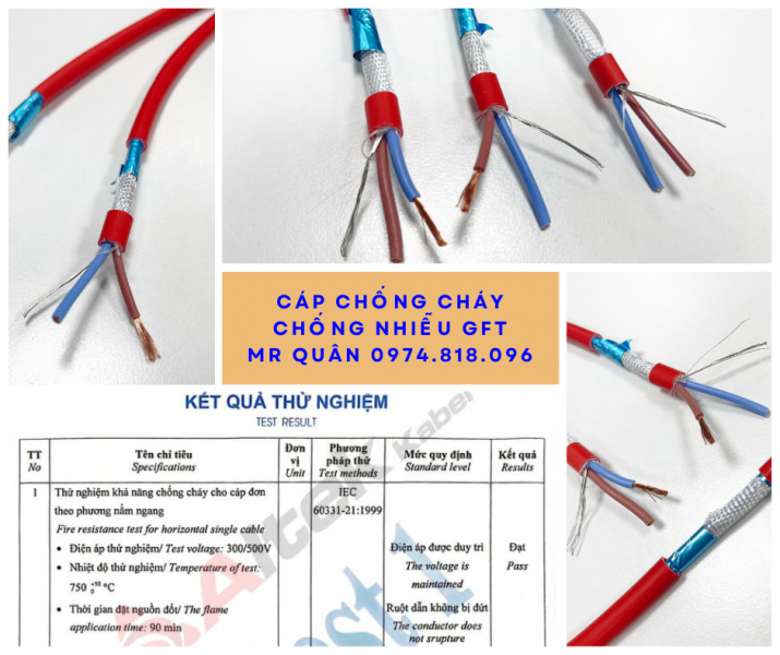 Cáp báo cháy, Cáp chống cháy giá gốc
