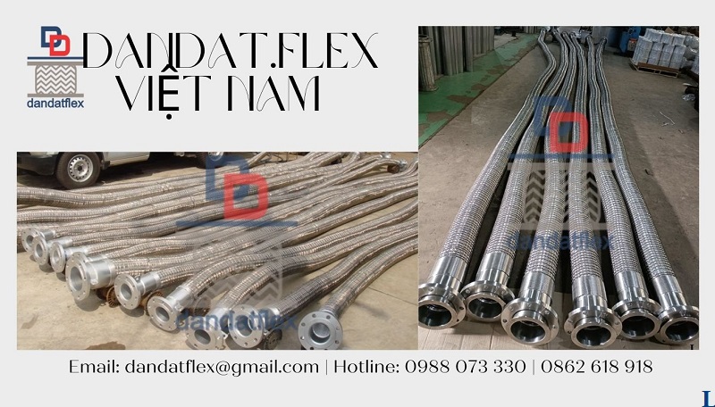 Khớp nối giãn nở nhiệt inox, Khớp nối mềm chống rung, Khớp nối inox
