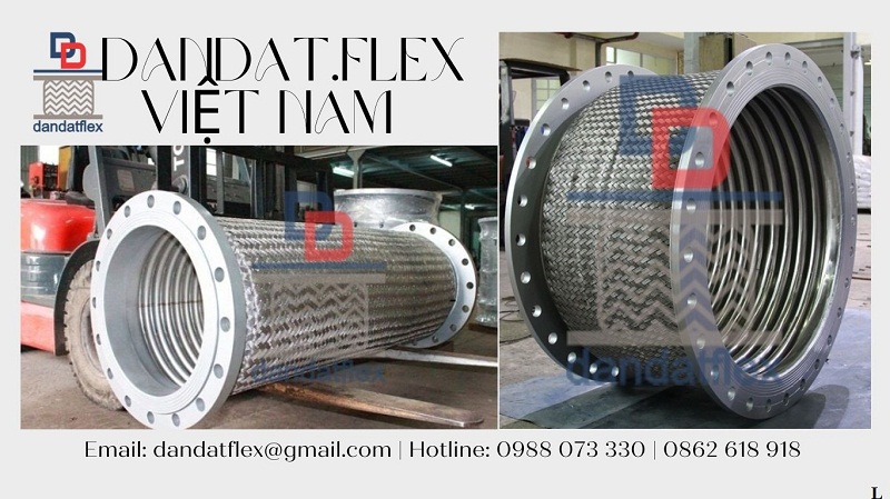 Khớp nối giãn nở nhiệt inox, Khớp nối mềm chống rung, Khớp nối inox