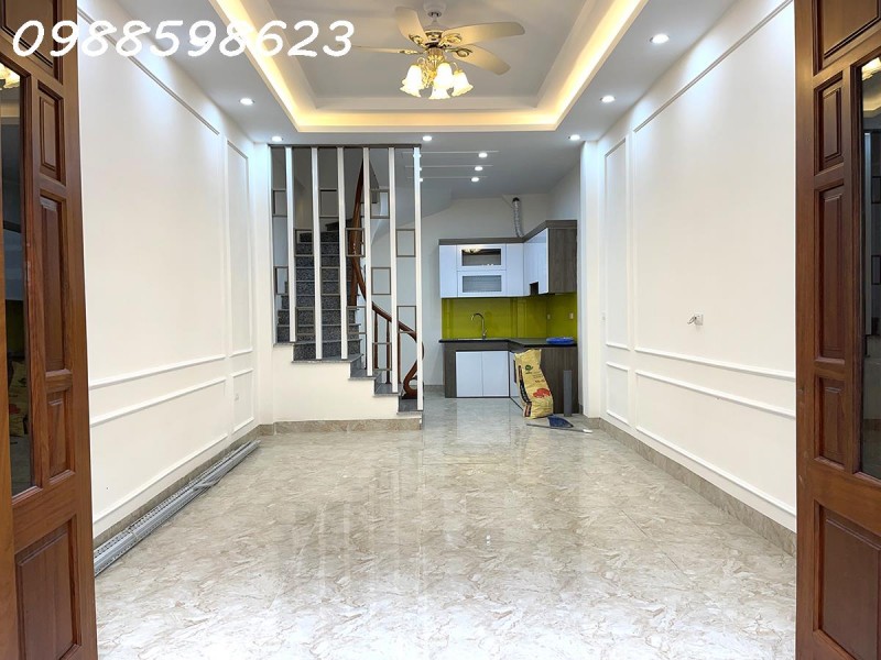 Bán nhà riêng tại An Trai, Vân Canh, Hoài Đức - 30m-5 tầng, ô tô đỗ gần 15m