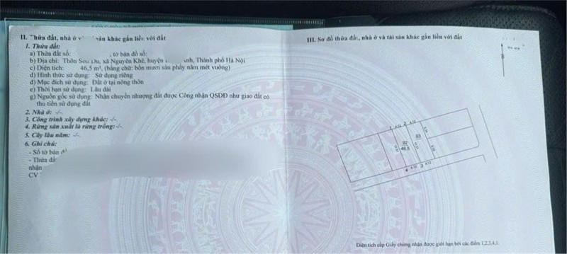 HIẾM-NGUYÊN KHÊ - ĐÔNG ANH - ĐƯỜNG Ô TÔ VÀO ĐẤT - 50M LÊN CAO TỐC NHẬT TÂN NỘI BÀI