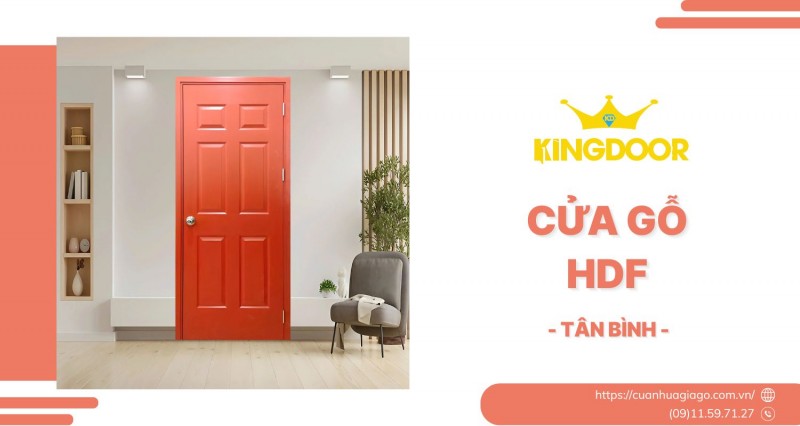 Cửa Gỗ HDF Tại Tân Bình | Thi Công & Giá Tốt