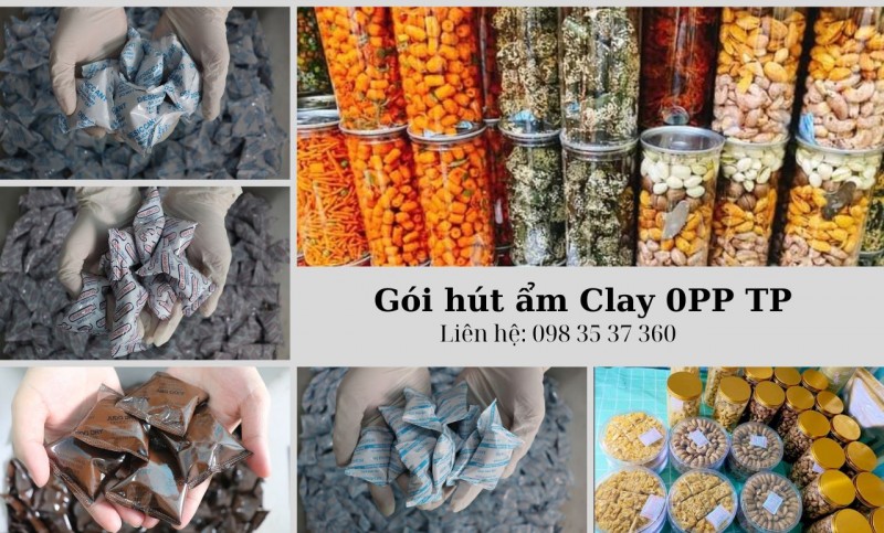 Túi hút ẩm Clay chuyên cho khô bò