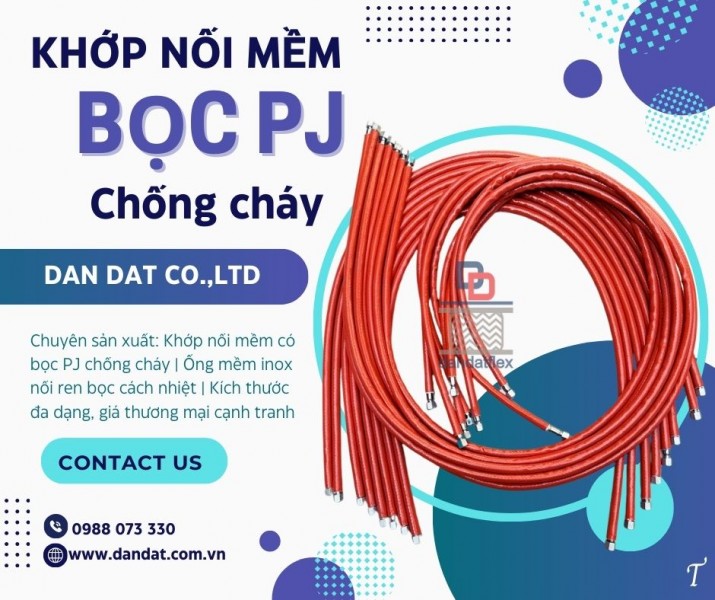 Khớp nối  mềm inox 304, khớp nối mềm inox nối bích, khớp nối mềm kim loại