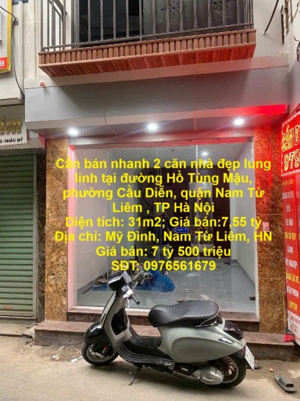 Cần bán nhanh 2 căn nhà đẹp lung linh tại quận Nam Từ Liêm, TP Hà Nội