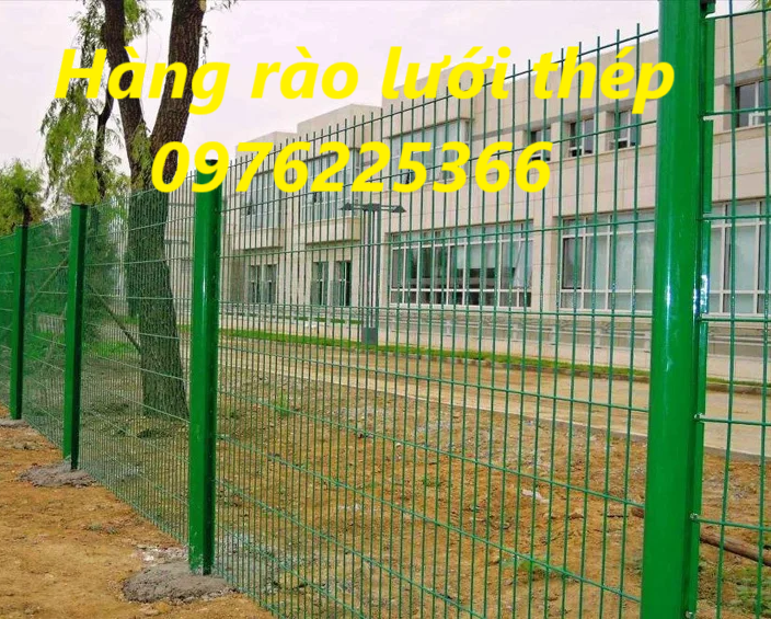 Hàng rào chắn sóng thép sơn tĩnh điện 