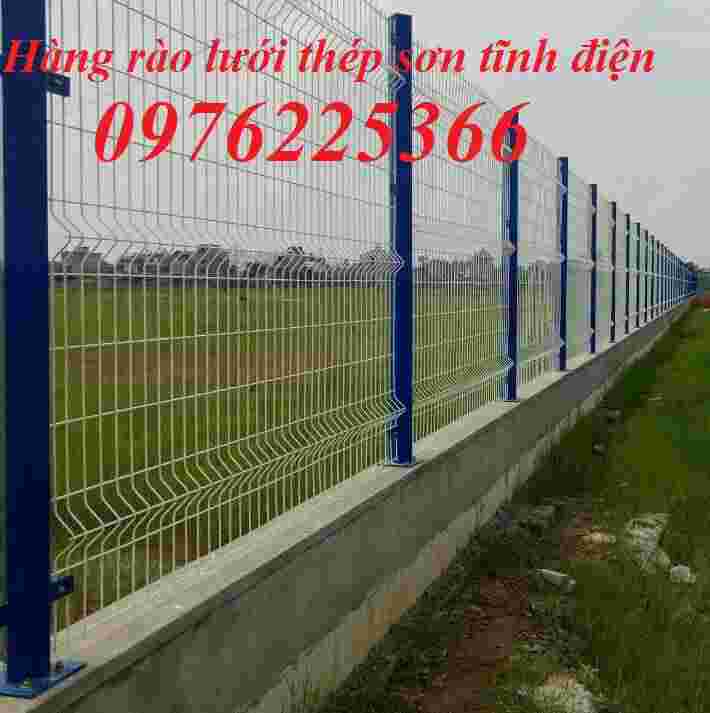 Hàng rào chắn sóng thép sơn tĩnh điện 