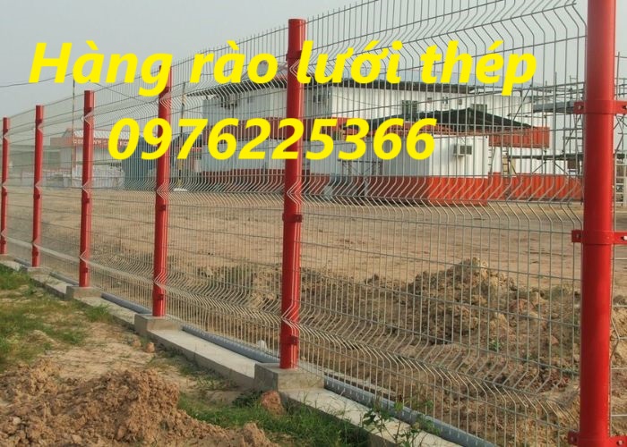 Hàng rào chắn sóng thép sơn tĩnh điện D4, D5, D6, D8