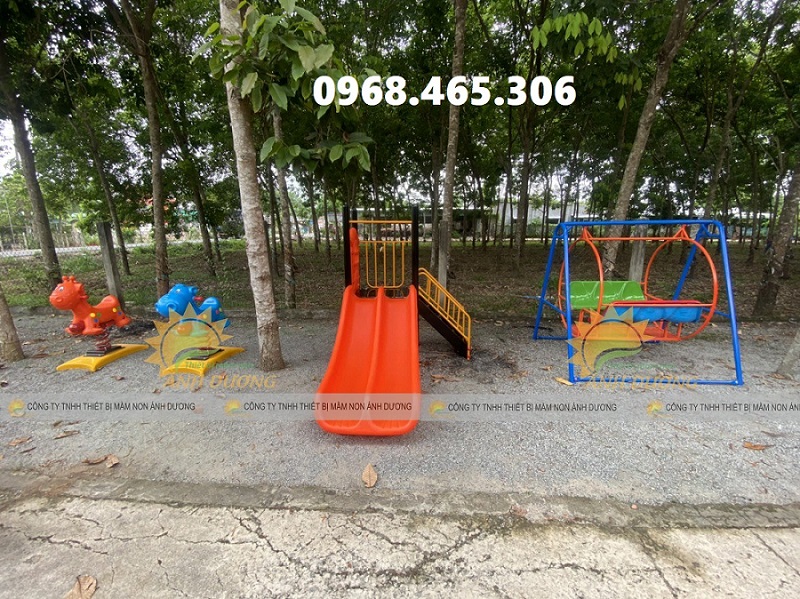Thú nhún lò xo trẻ em, đu quay con ngựa khu vui chơi trẻ em