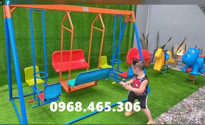 Thú nhún lò xo trẻ em, đu quay con ngựa khu vui chơi trẻ em