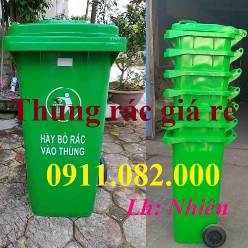  Thùng rác 120 lít 240 lít giảm 30% giá khuyến mãi- thùng rác y tế, thùng rác nắp kín- lh 0911082000