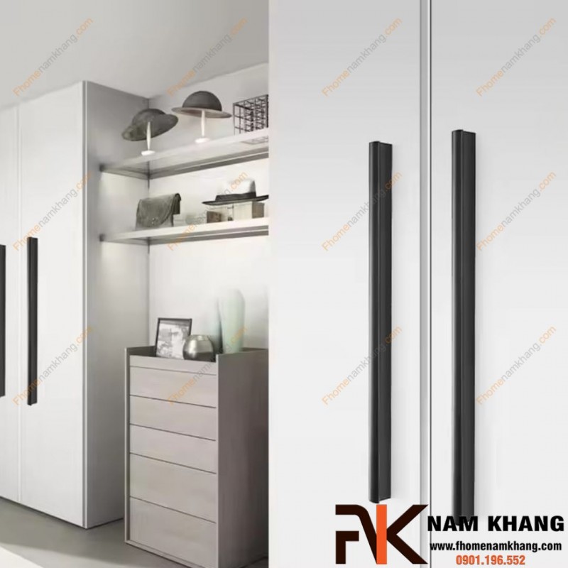 Tay nắm tủ thanh dài nhiều kích thước NK406 | Zalo 0901 196 552