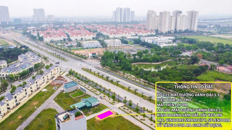 Lô góc siêu đẳng cấp mặt đường Vành Đai 3.5, giá đầu tư