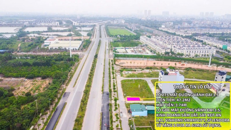 Lô góc siêu đẳng cấp mặt đường Vành Đai 3.5, giá đầu tư