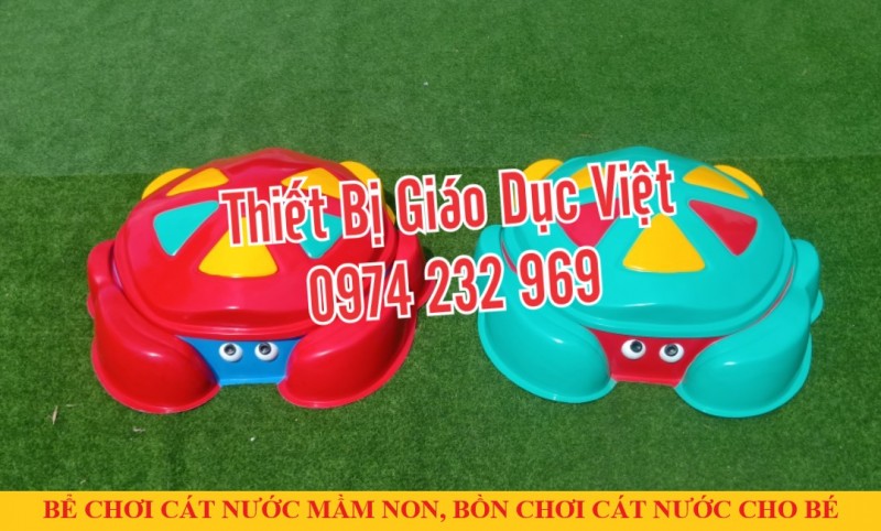 Bể chơi cát nước mầm non, bể chơi cát và nước cho bé