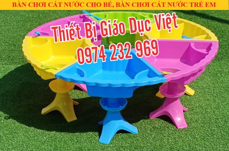 Bể chơi cát nước mầm non, bể chơi cát và nước cho bé