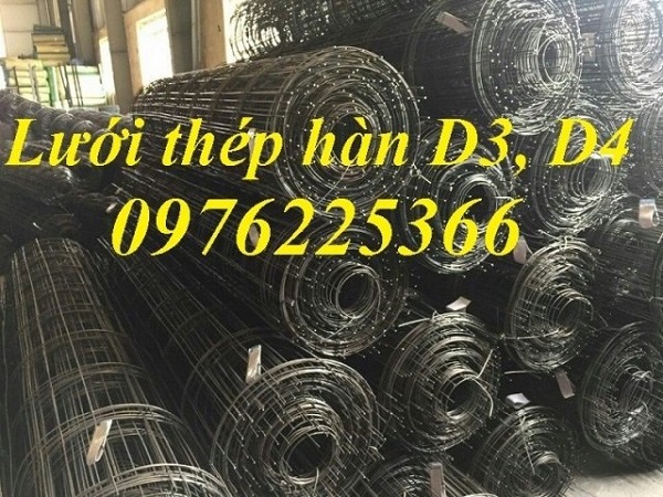 Lưới thép đổ sàn D4, Lưới thép hàn D4, Lưới thép hàn phi 4