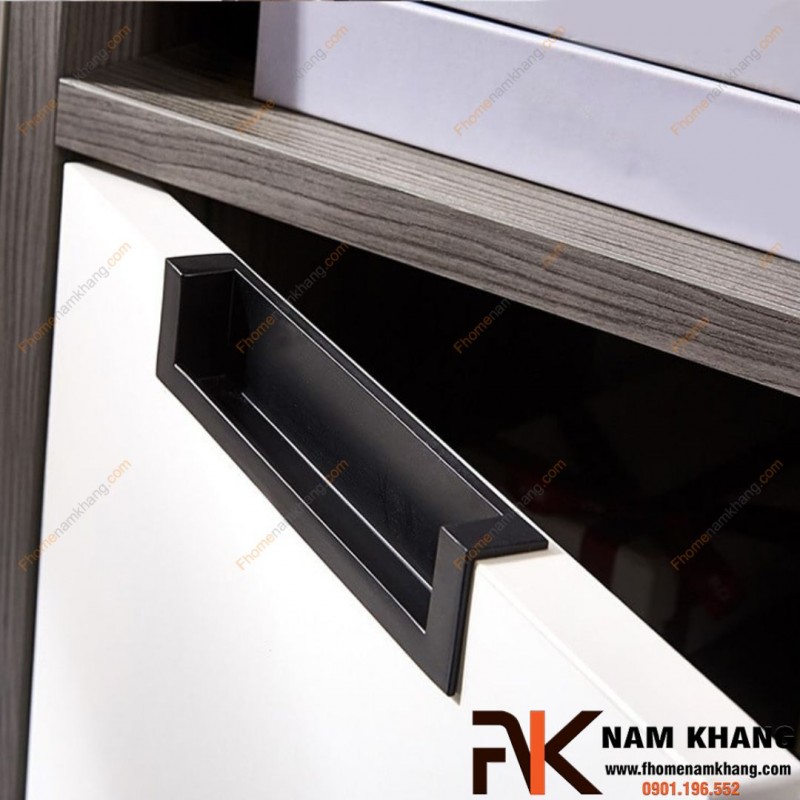 Tay nắm tủ quần áo dạng thanh âm NK410 | Zalo 0901 196 552