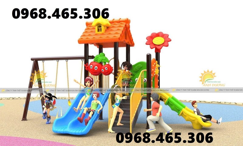 Bộ cầu trượt liên hoàn trẻ em nhập khẩu