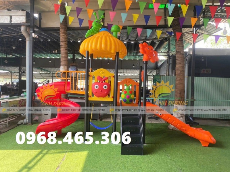 Bộ cầu trượt liên hoàn trẻ em nhập khẩu