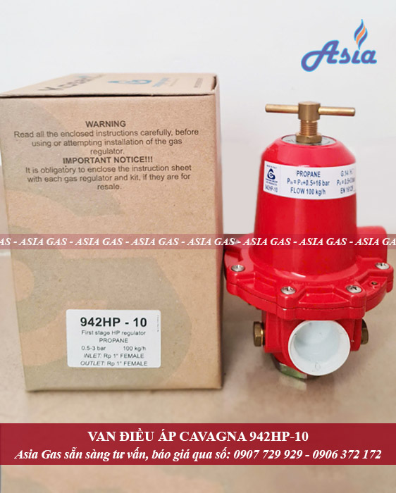 Van giảm áp gas 942HP-10 Cavagna