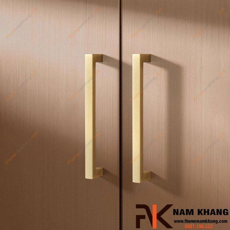 Tay nắm tủ thanh vuông cao cấp NK423 | Zalo 0901 196 552
