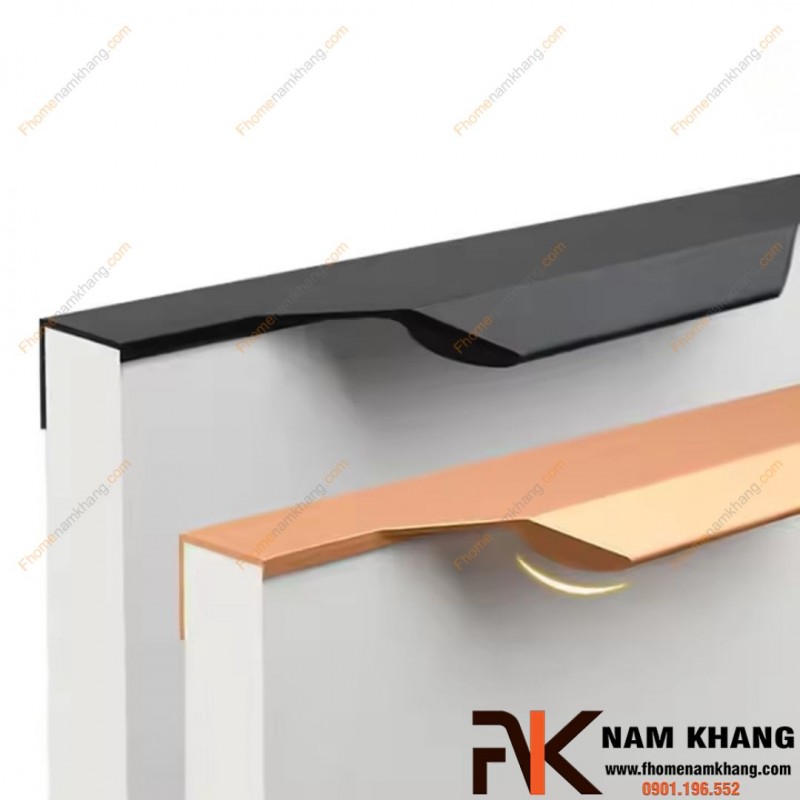 Tay nắm tủ bắt cạnh dạng thanh dài NK433 | Zalo 0901 196 552