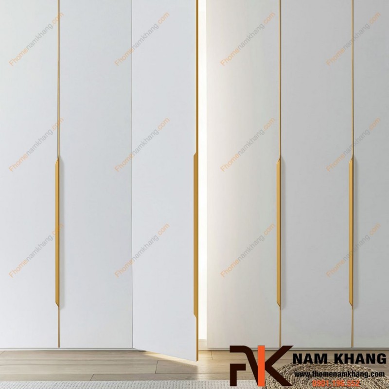 Tay nắm tủ bắt cạnh dạng thanh dài NK433 | Zalo 0901 196 552